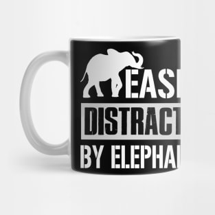 Easily Distracted By Elephants Mug